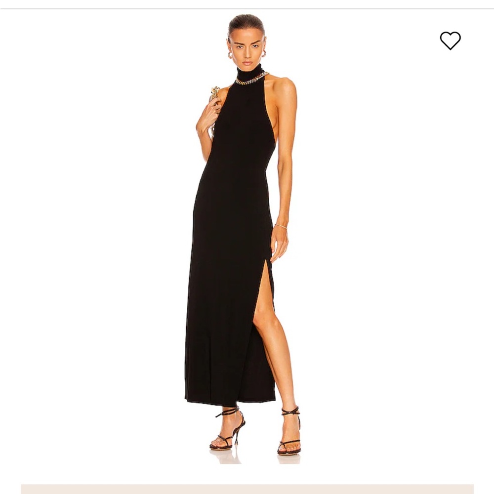 Norma Kamali high neck halter dress (M)